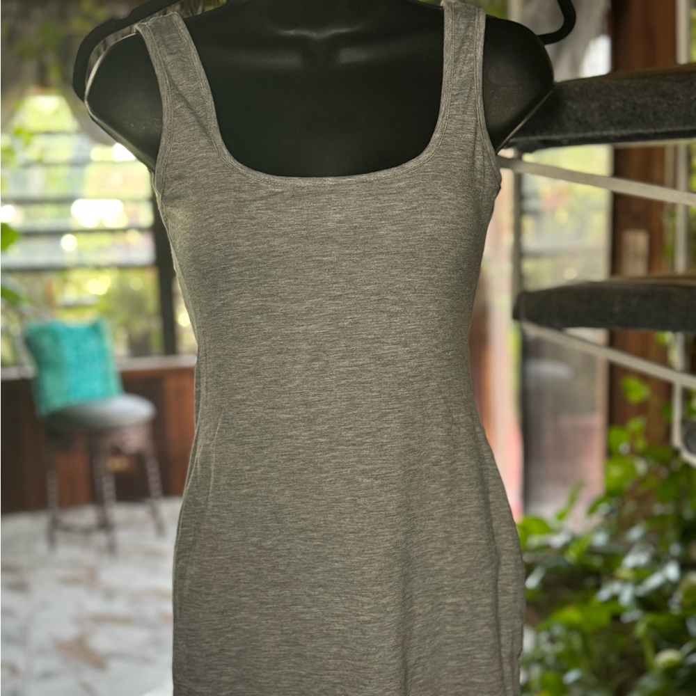 Gray Sleeveless Dress